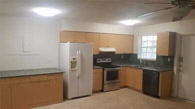 Island moved to wall...new fridge to be delivered this week