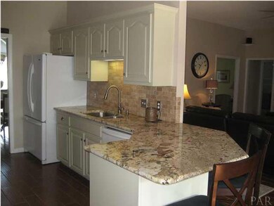 Beautiful Kitchen with Granite and Breakfast Bar