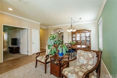 Open floor plan photo showing living room, dinning