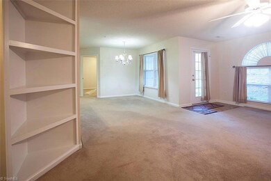 Built-ins in the living room area!