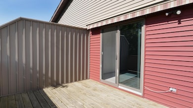 Walk out on your deck a short distance from the dining room/kitchen. It is extremely easy to serve family/friends.