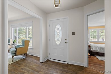 Newer LVP and hardwood flooring in bedrooms and di