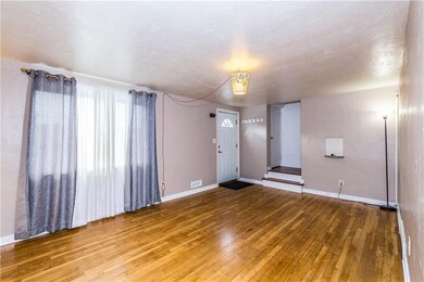 Full shot of the living room from the dining room