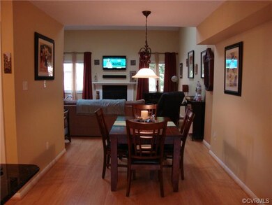 Dining room open to great room