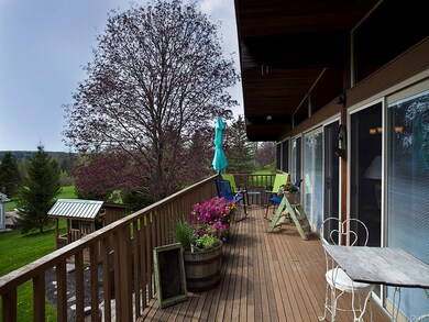 Enjoy beautiful sunsets from balcony/deck accessed
