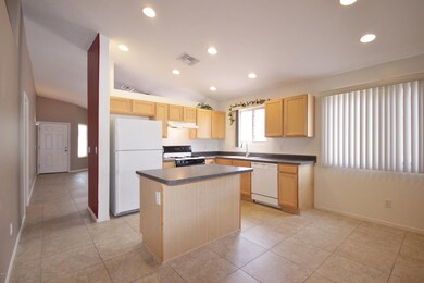 Island kitchen with gas range