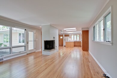 Open living in this bright, living-dining space!