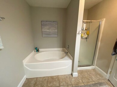 Master Bath with soaking tub and shower