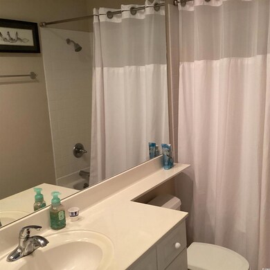 Full bathroom with vanity, toilet, and shower / ba