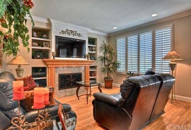 Beautiful Family Room features loads of upgrades: 