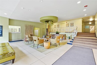 The lobby is beautifully appointed and is staffed