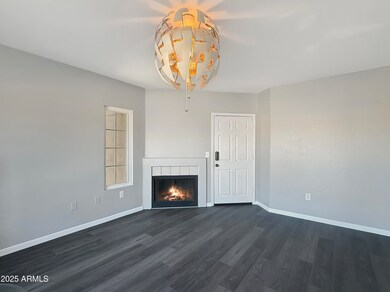 Living Area with Fireplace