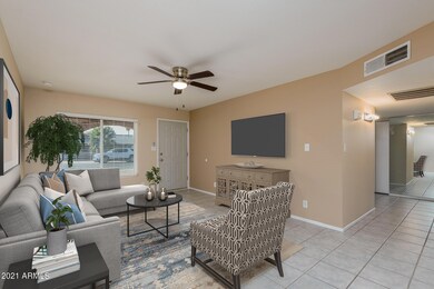 Living Room Staged