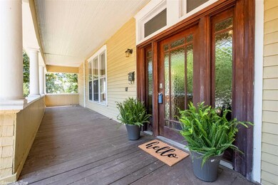 Beautiful large covered front porch