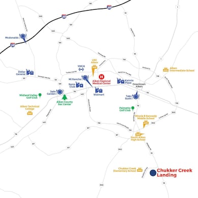 Chukker Creek Landing Points of Interest