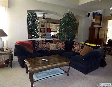 Light and Bright Living Room with Vaulted Ceilings