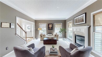 Living Room with fireplace