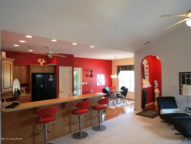 Open Layout in Kitchen & Great Room