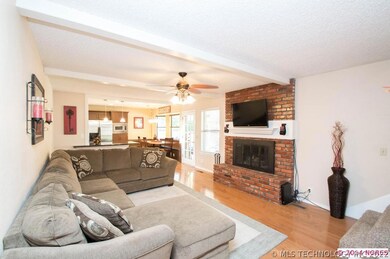 Open to Kitchen and Mantle has Wire Hiding Feature