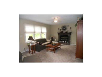 Living Room. Wood burning fireplace