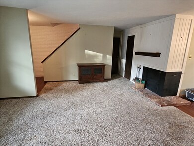 Living room off of entry