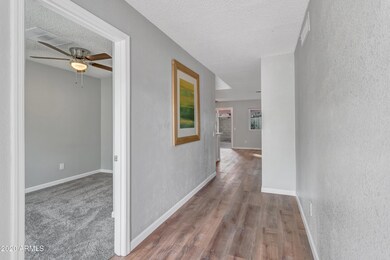 Hallway to Kitchen and living room