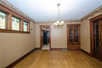Dining Room. Beautiful Window, and Built-In.
