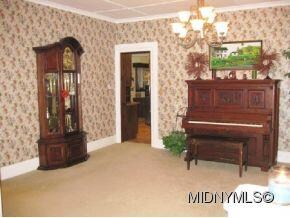 formal dining door to kitchen