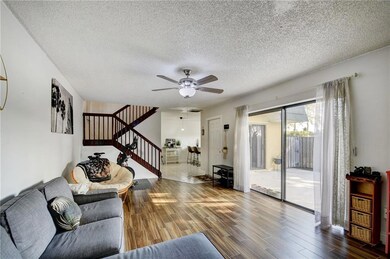 Living area opens to patio for entertaining