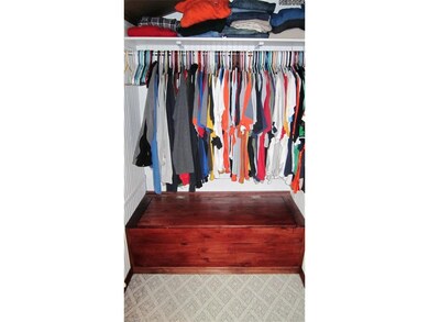 Huge walk-in closet of the main bath!