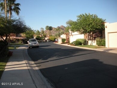 Street Scene with Mountain View