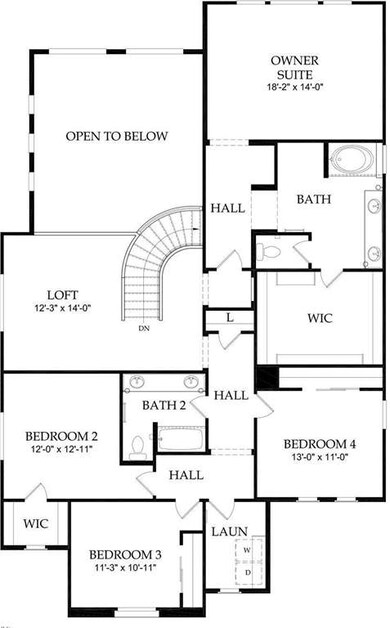 Floor Plan - Second Floor