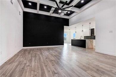open living space view of kitchen