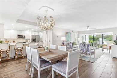 Open dining area