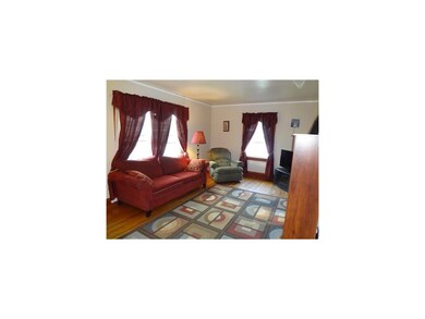 Living Room. Large living room with wood floors