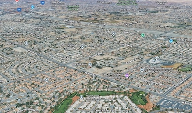 Aerial view of property's location