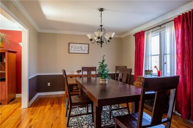 Formal dining space...