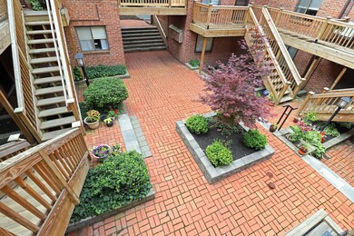 Landscaped courtyard