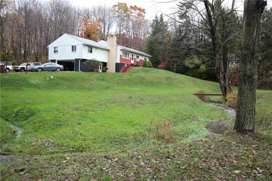 Home is nestled on almost 1 acre of land!