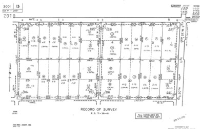 Assessors Map for Vacant lot ending in 0