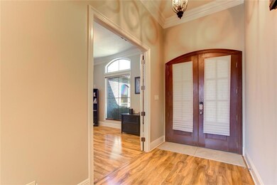 Entry Foyer leads to Dining Room (currently used a