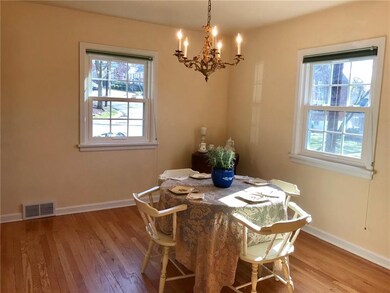Dining Room also has original hardwood floors