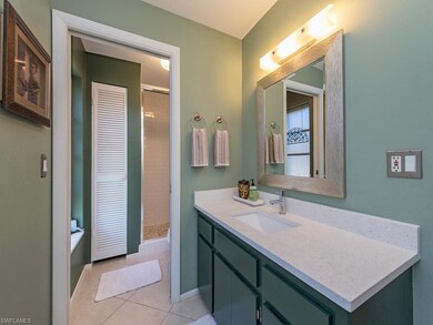Master Bath with new quartz top!