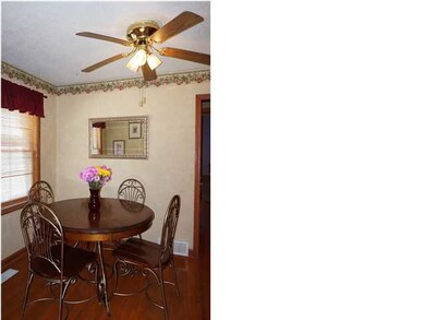 Dining Room is just steps away from the Kitchen.