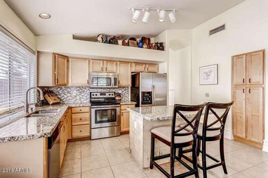 Kitchen with Counter Seeting