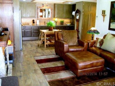 Living room with high end wood laminate flooring