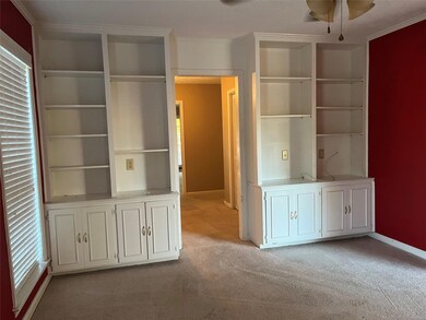 Den open to the kitchen