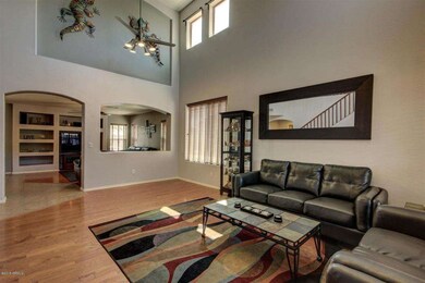 Vaulted Living Room Dining Room