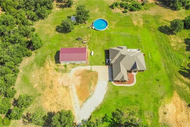 Overhead view of property