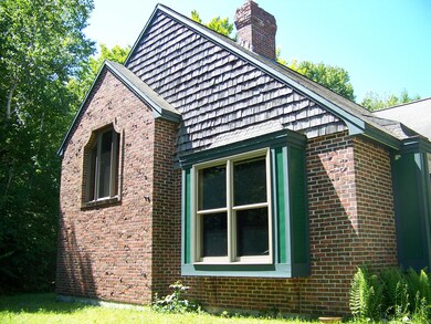 cedar shakes & brick